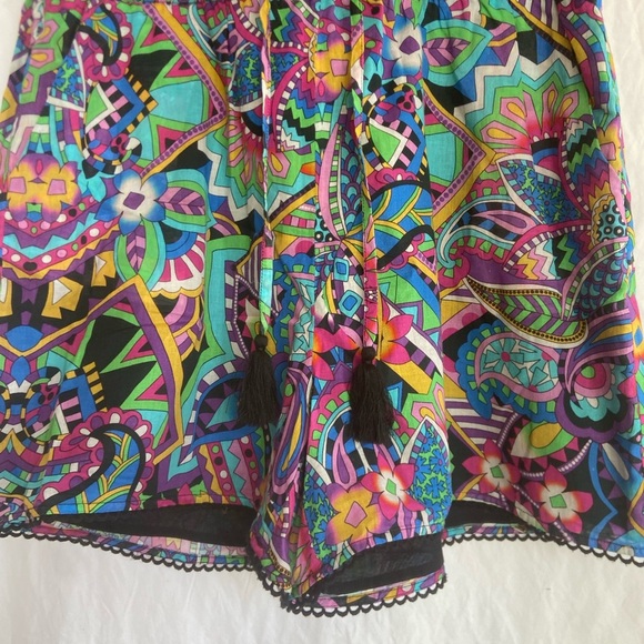 Johnny Was Johnny Was Demarne Pull-On Short in Blue Size XL NEW - Picture 4 of 16